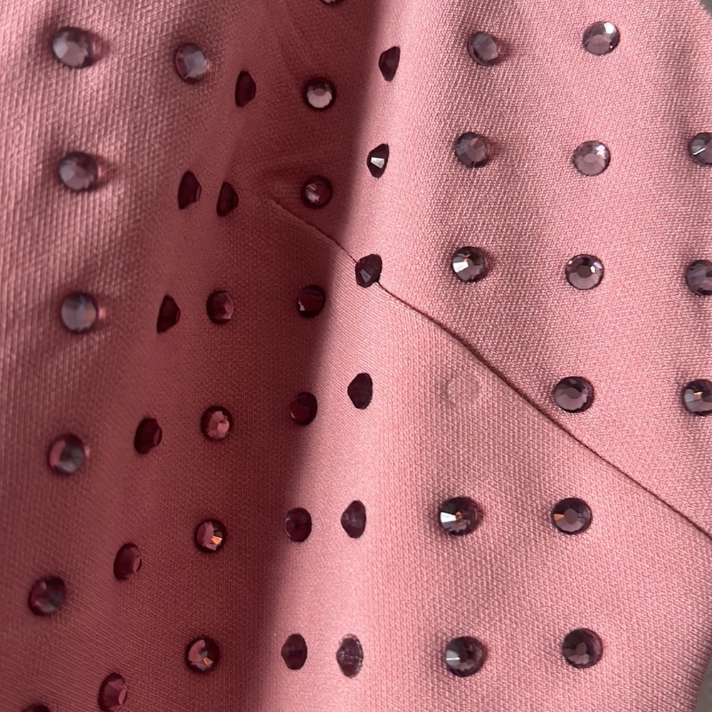 Cute Pink Rinstone Mini Dress🌸 - Picture 3 of 9
